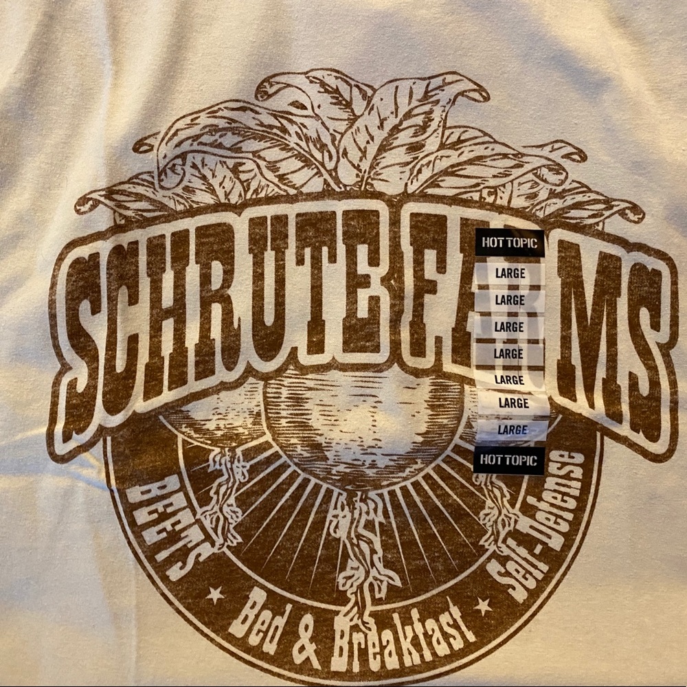 Dwight Schrute Farms T-Shirt Hot Topic Mens L
